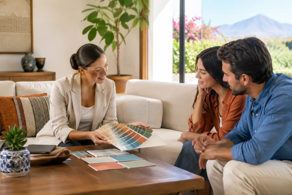 Interior Color Consultation for Homes in Mexico