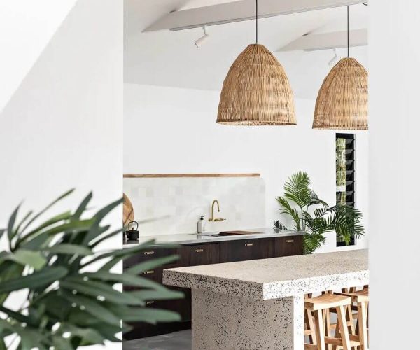 Tropical-Kitchen-Design-Rattan-Dome-Pendant-Lights-lightingcollective